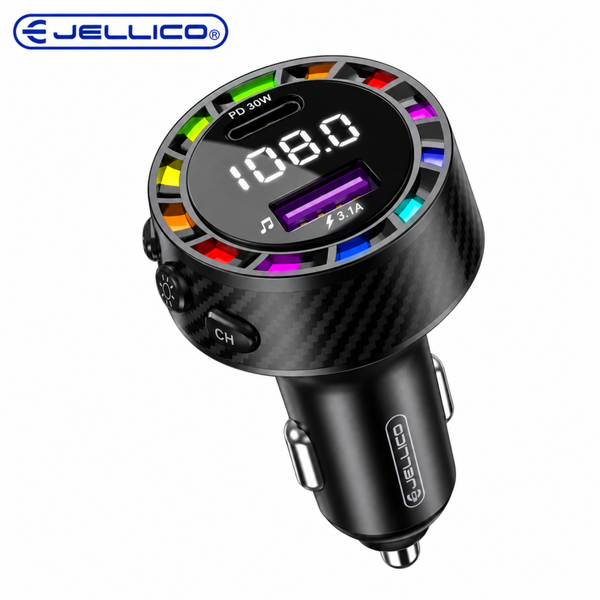 Transmetteur FM Bluetooth avec charge rapide 30w