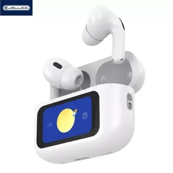 Ecouteurs sans fil Bluetooth avec écran tactile JELLICO AirBlue Pro 3 blanc