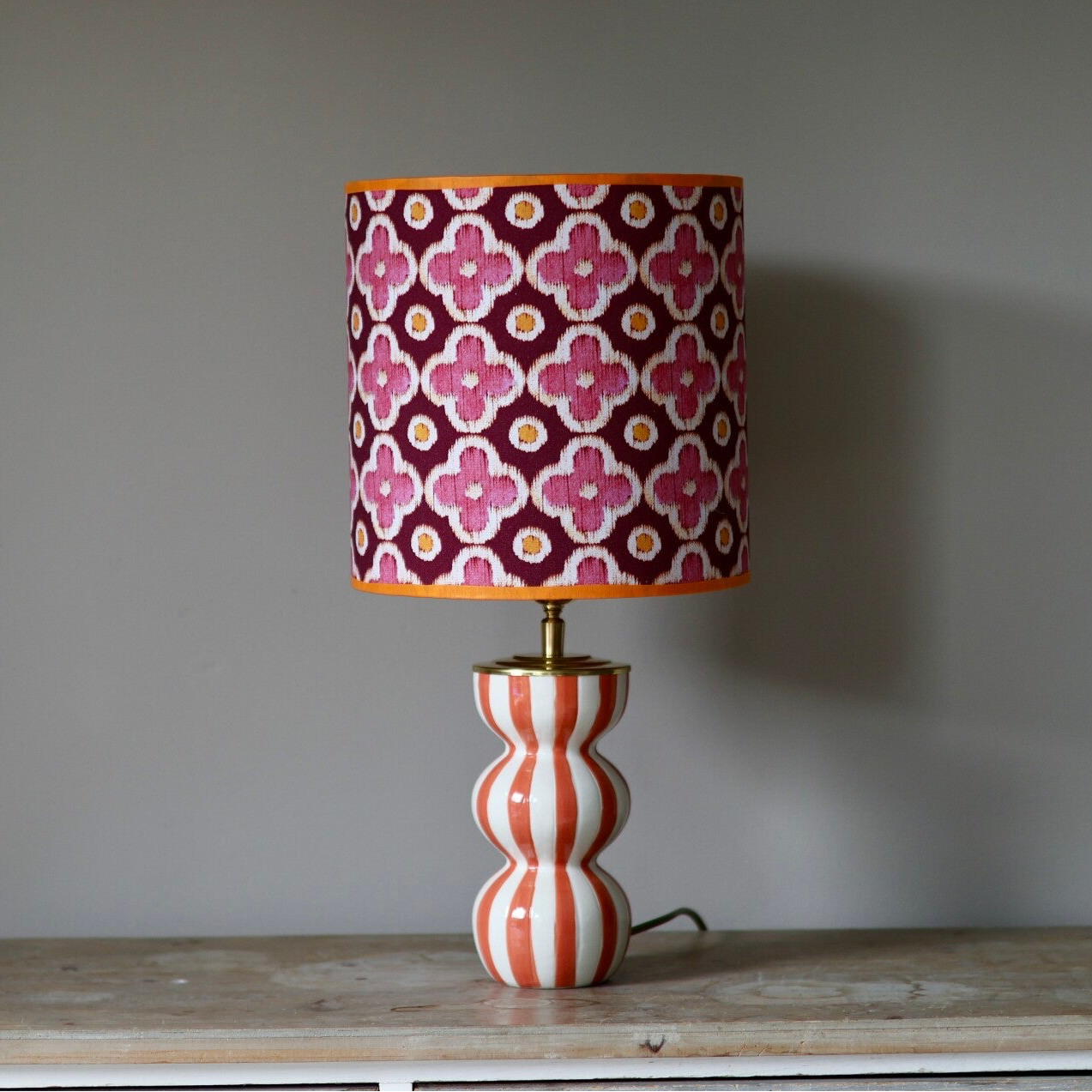 Lampenkap Retro Bloemen