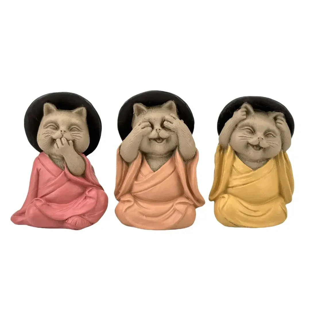Boeddha kat – zien, horen & zwijgen