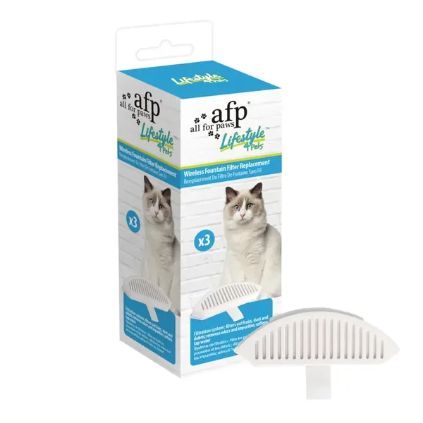 🐾 AFP Wireless Fountain Vervangfilters – 3 stuks