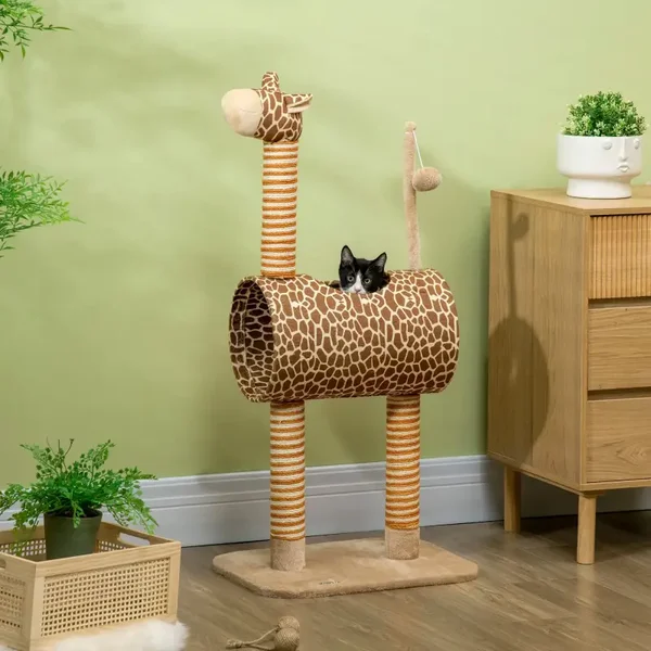 PawHut Giraffe Krabboom – op safari in je eigen woonkamer 🦒