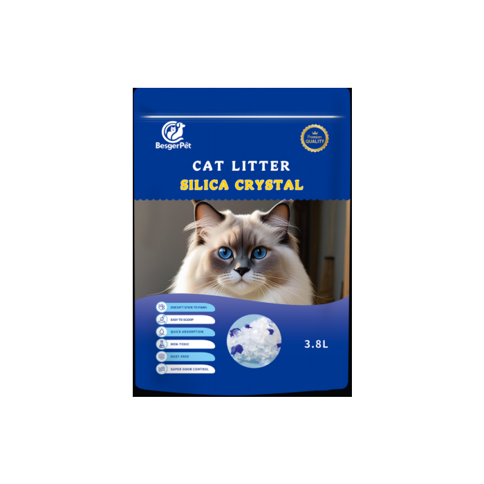 Besger Pet Silica Kattenbakvulling – 3,8 & 5 L