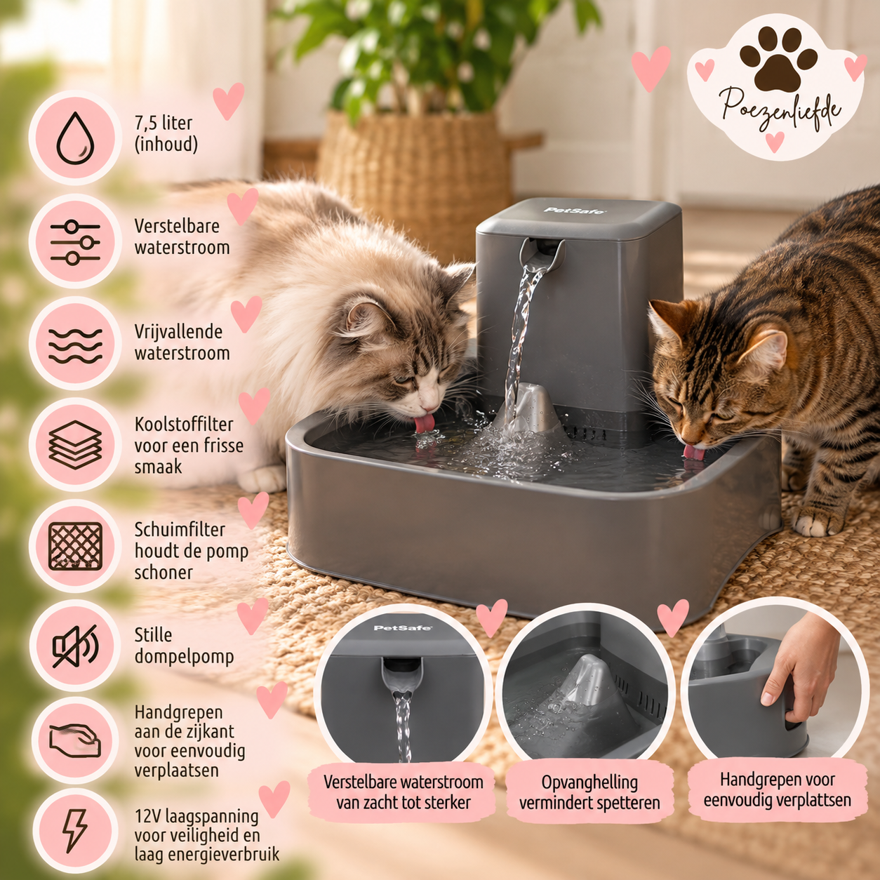 PetSafe Drinkwell® XXL Drinkfontein – 7,5 liter