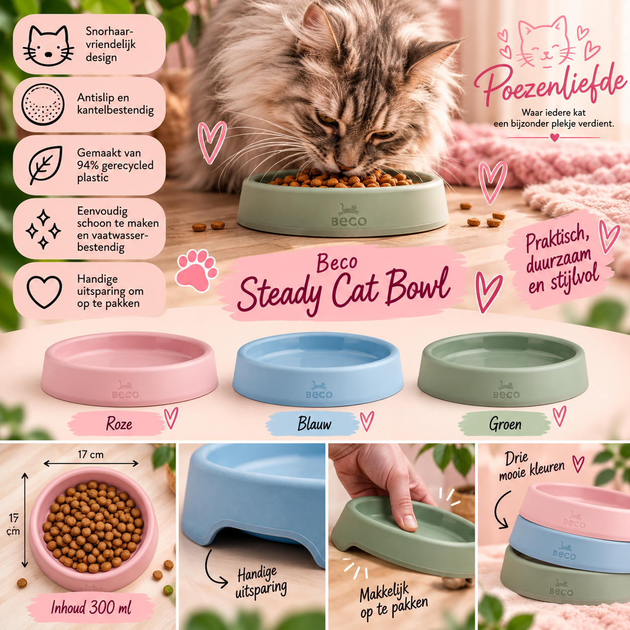 Beco Steady Cat Bowl – 300 ml