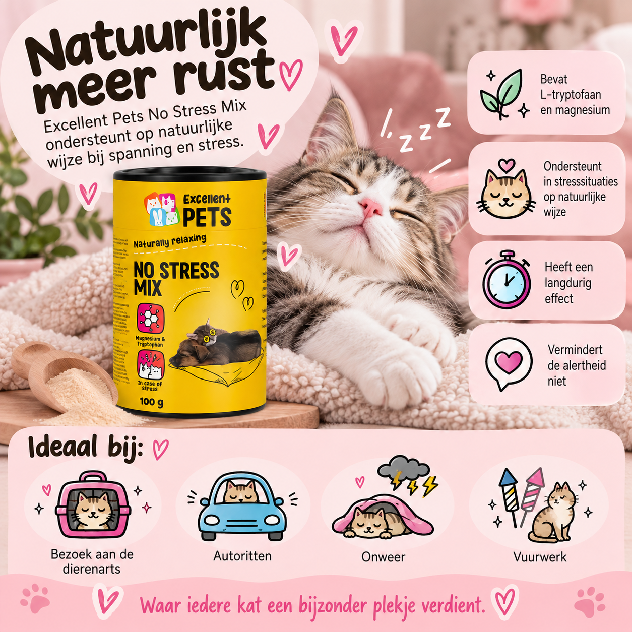 Excellent Pets No Stress Mix – 100 g