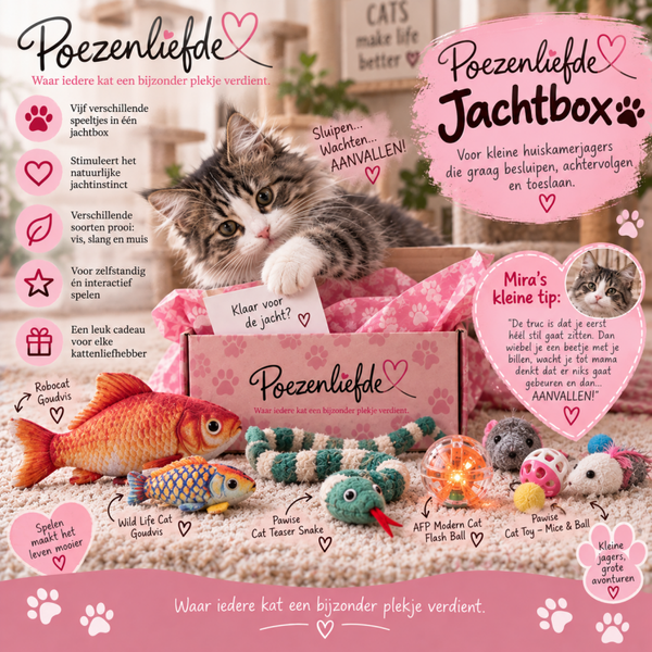 Poezenliefde Jachtbox 🐾