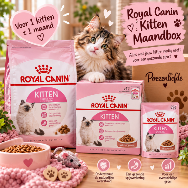 Poezenliefde Royal Canin Kitten Maandbox 🐾