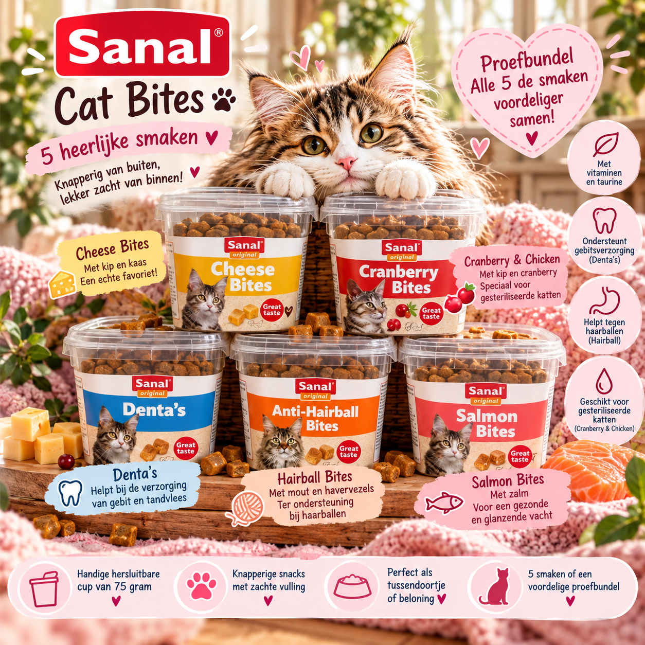 Sanal Cat Bites – 5 varianten & Proefbundel 😻