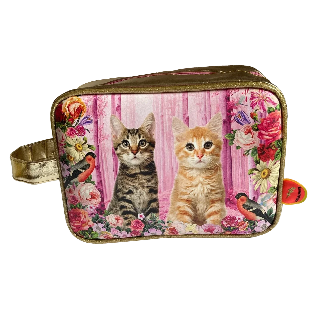 Toilettas Kattenfeest – roze