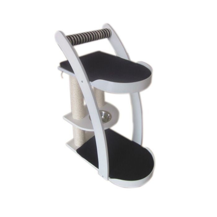 🖤 Topmast Krabmeubel Sanne Wit/Zwart – 81 cm