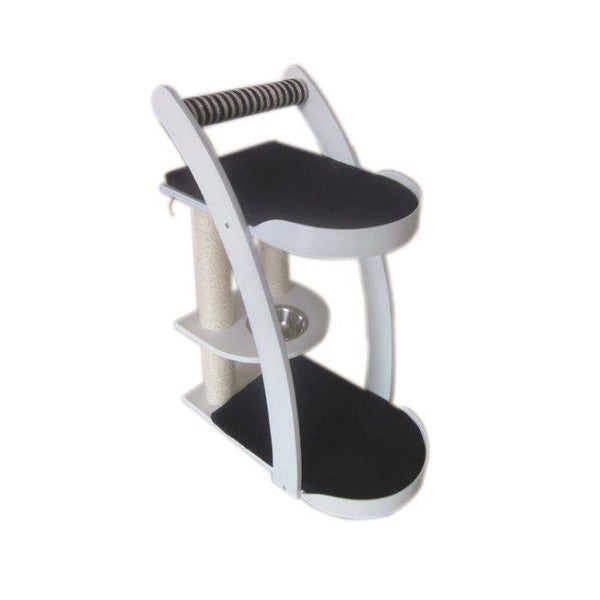 🖤 Topmast Krabmeubel Sanne Wit/Zwart – 81 cm