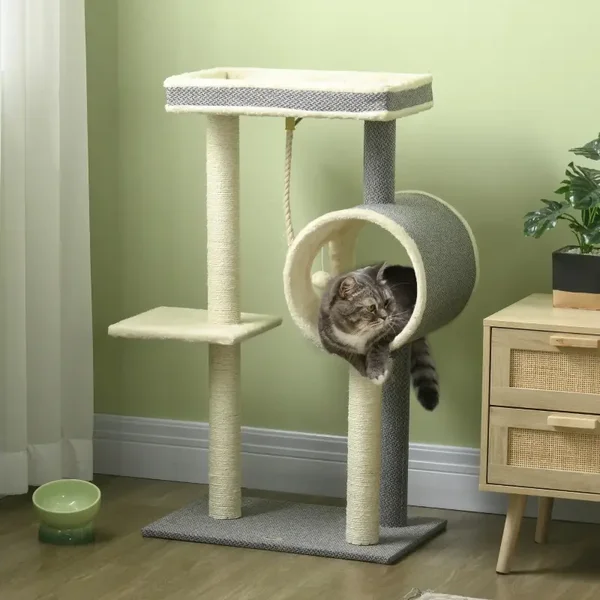 PawHut Krabboom met Tunnel – klimmen, kruipen & luieren 🐾