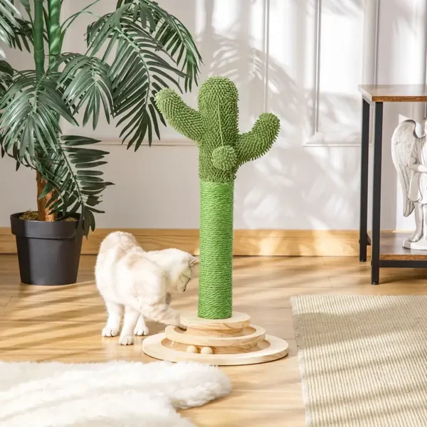 PawHut Cactus Krabpaal – krabben met stekels, maar dan zonder prikken 🌵