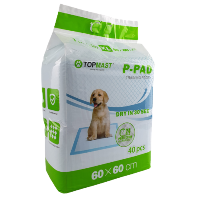 🐾 Topmast Absorberende Onderleggers voor Reismand – 40 stuks