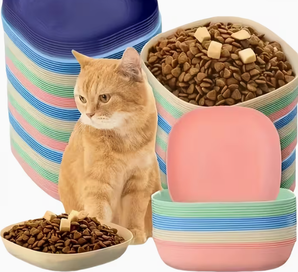 Stevige Kattenvoer- & Drinkbak
