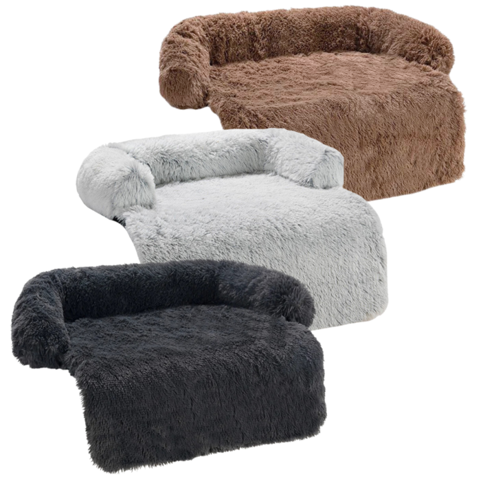 🐾 Topmast Comfy Fluffy Pluche Mat – 90 × 80 cm
