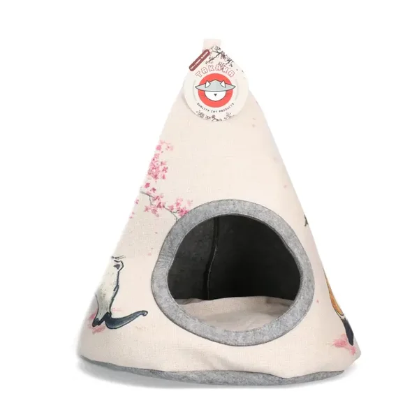 🐾 Takara Tipi voor Katten – inclusief zacht kussentje