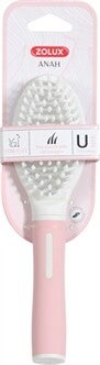 🐾 Zolux Anah Zachte Kattenborstel – Roze/Wit