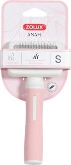🐾 Zolux Anah Slickerborstel S – Roze/Wit
