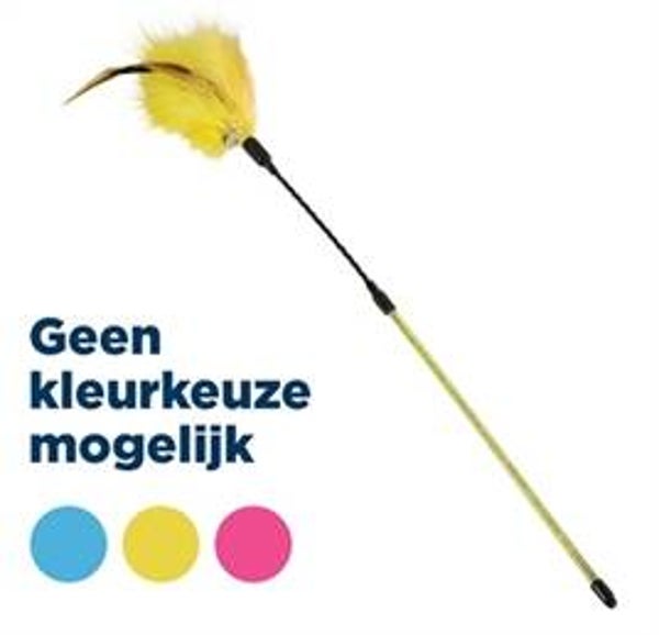 Zolux Kattenhengel met Veren en Belletje 53,5 cm