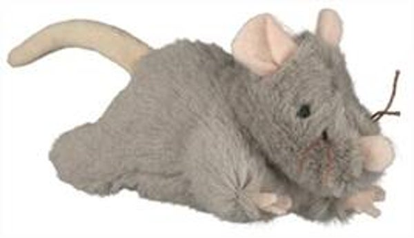 Trixie Pluche Muis met Geluid – 15 cm