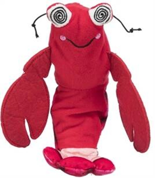 Trixie Spartelgarnaal met Catnip – 23 cm