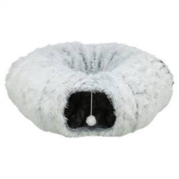 Trixie Harvey Pluche Speeltunnel & Donut 🤍🐾