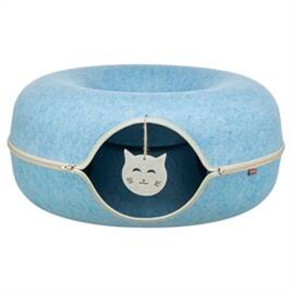 Trixie Speeldonut Vilt – Beige of Blauw 🐾