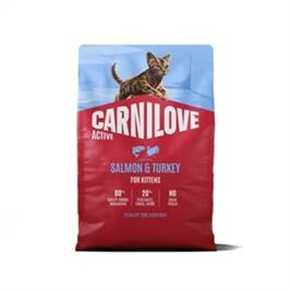 Carnilove Active Kitten Salmon & Turkey kattenvoer – 2 kg