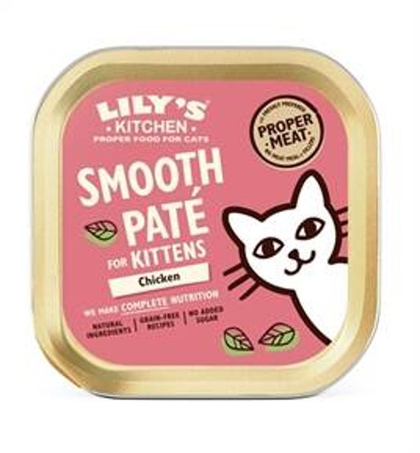 Lily’s Kitchen Kitten Smooth Paté Kip – 19 × 85 g