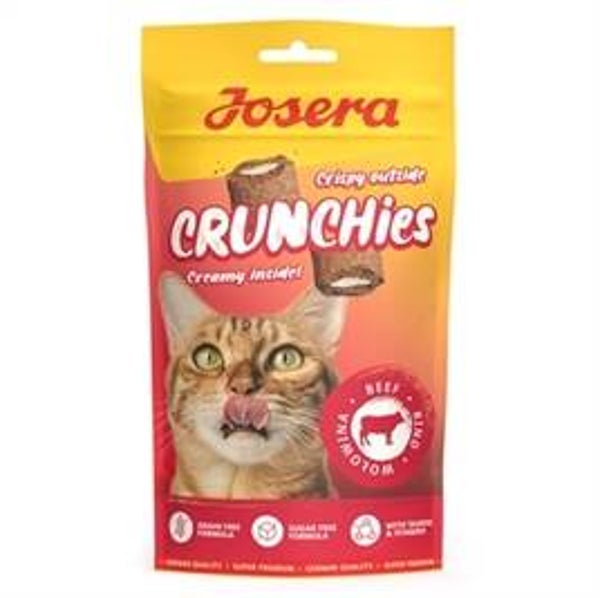 Josera Crunchies Beef – kattensnack met rund – 60 g
