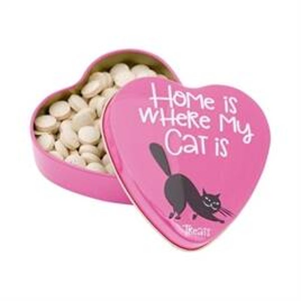 Sanal Hartenblik Home Is Where My Cat Is – gistsnoepjes – 60 g