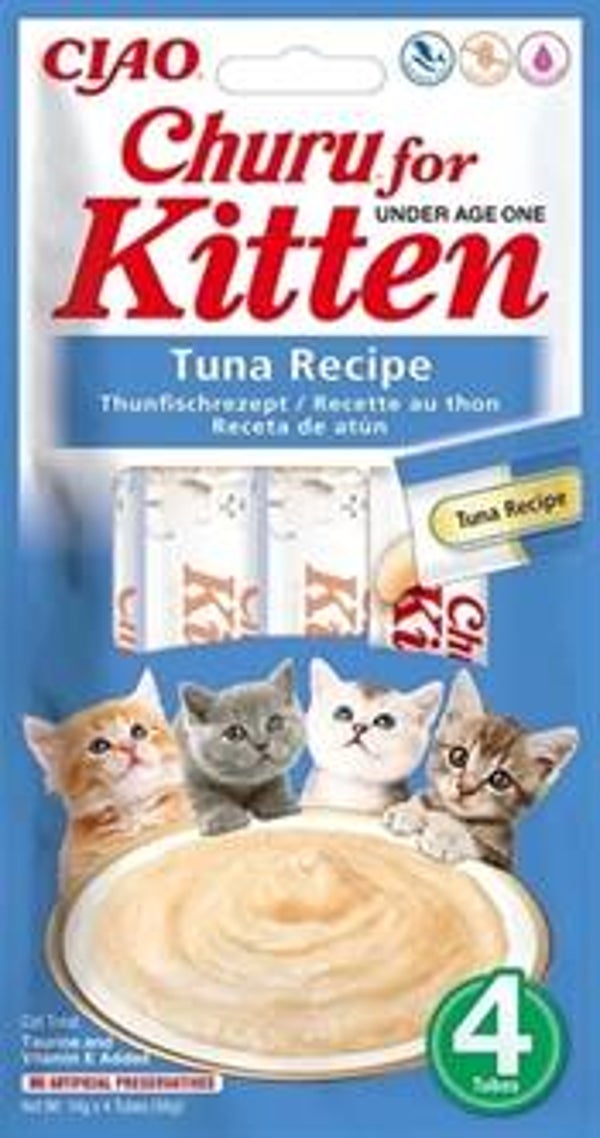 Inaba Churu Kitten Tuna Recipe 4 × 14 gram