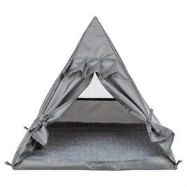 🐾 Trixie Tipi Samoa – Grijs – 55 × 55 × 50 cm