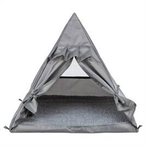 🐾 Trixie Tipi Samoa – Grijs – 55 × 55 × 50 cm