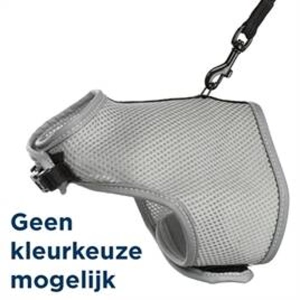 🐾 Trixie Soft Kattentuig met Elastische Looplijn – Assorti