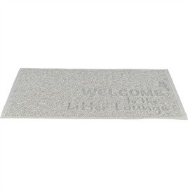 Trixie Welcome to my Litter Lounge Kattenbakmat – Lichtgrijs 60 × 40 cm