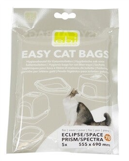 EBI Easy-Cat Kattenbakzakken Jumbo U-vorm – 5 stuks