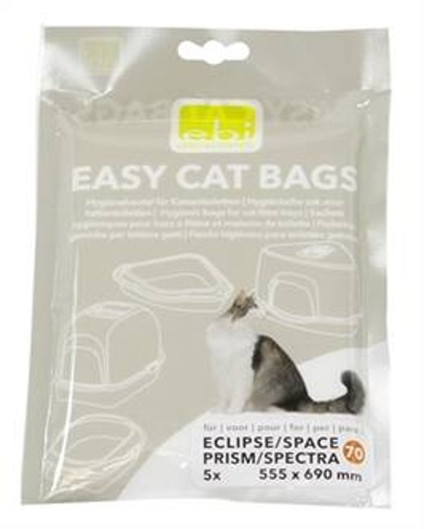 EBI Easy-Cat Kattenbakzakken Jumbo U-vorm – 5 stuks