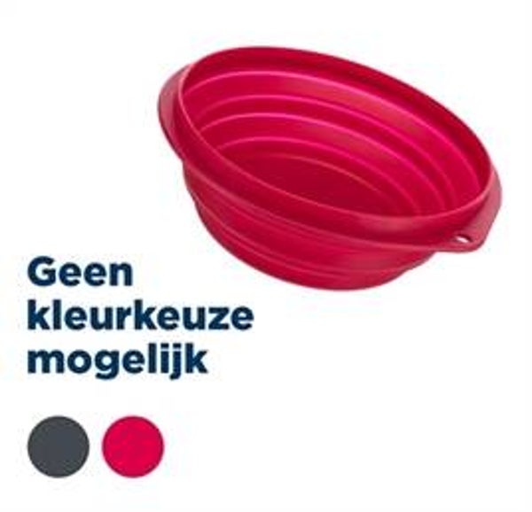 🥣 Trixie Opvouwbare Siliconen Reisbak – 2 liter