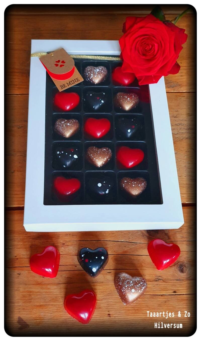 15 bonbons doosje valentine