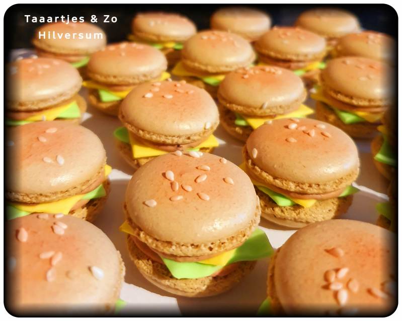 hamburger macarons