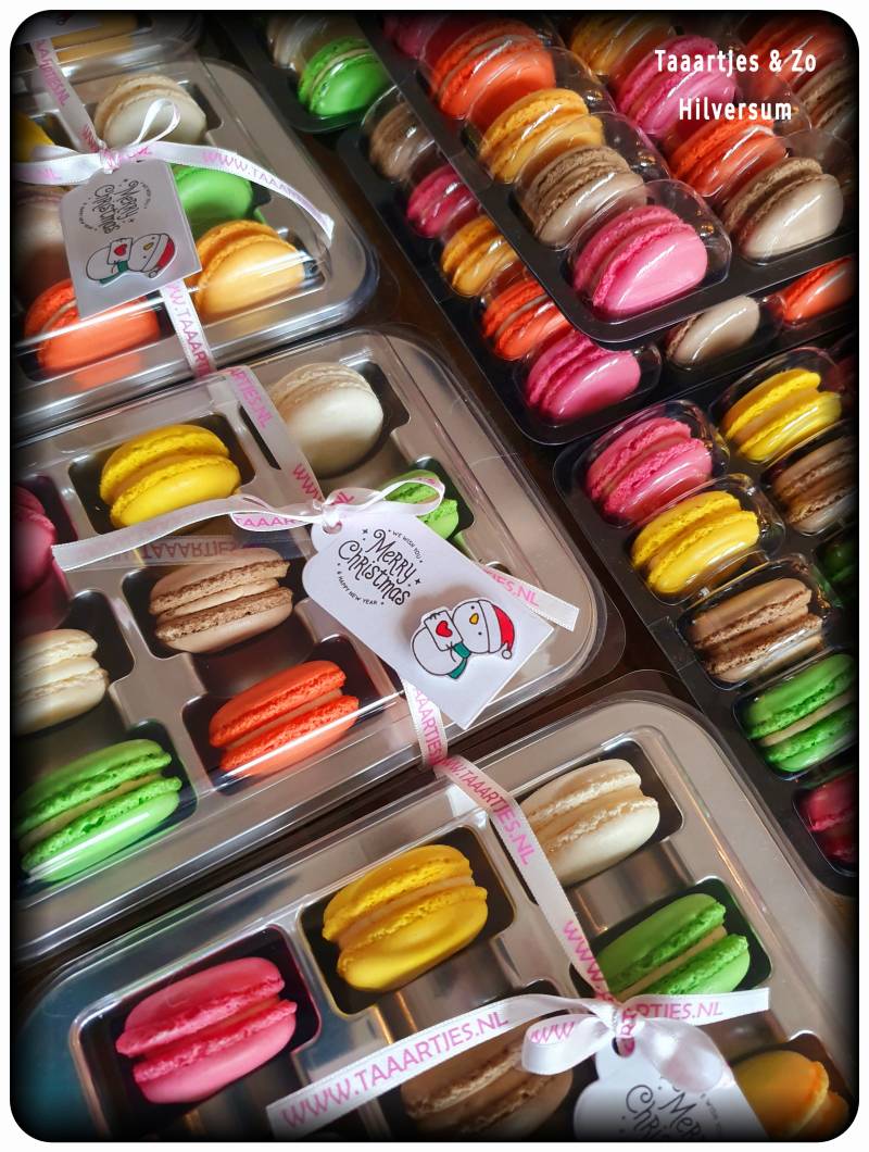 kerstgeschenk kerst macarons