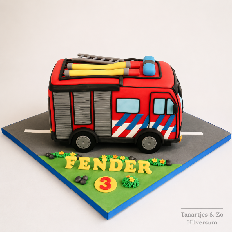 3d brandweerauto