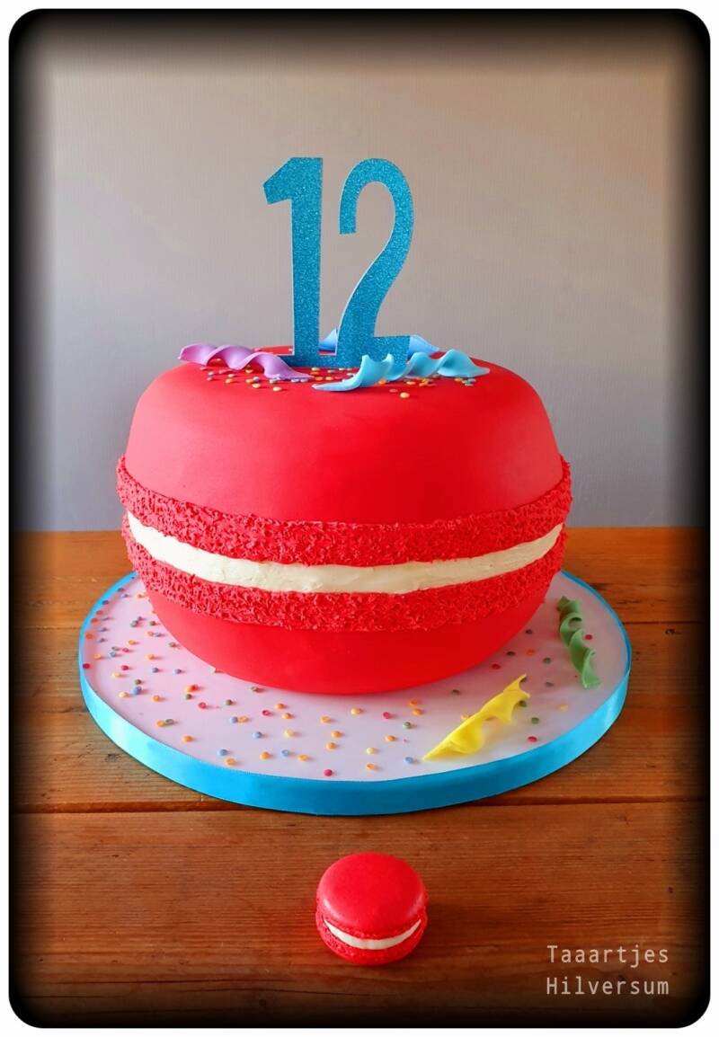 3d macaron taart