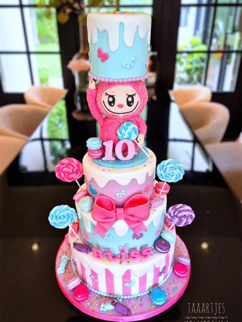 Labubu kindertaart