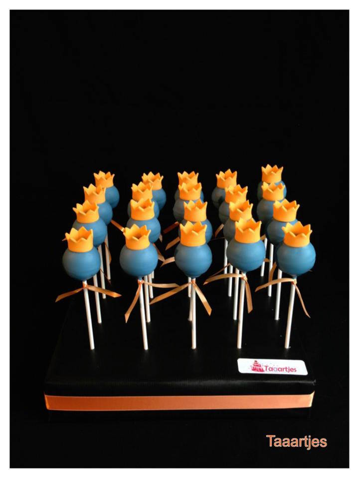 blauw bloed cakepops