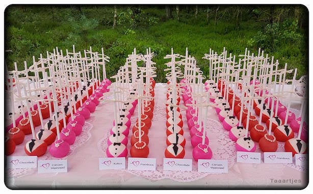cakepops bruiloft