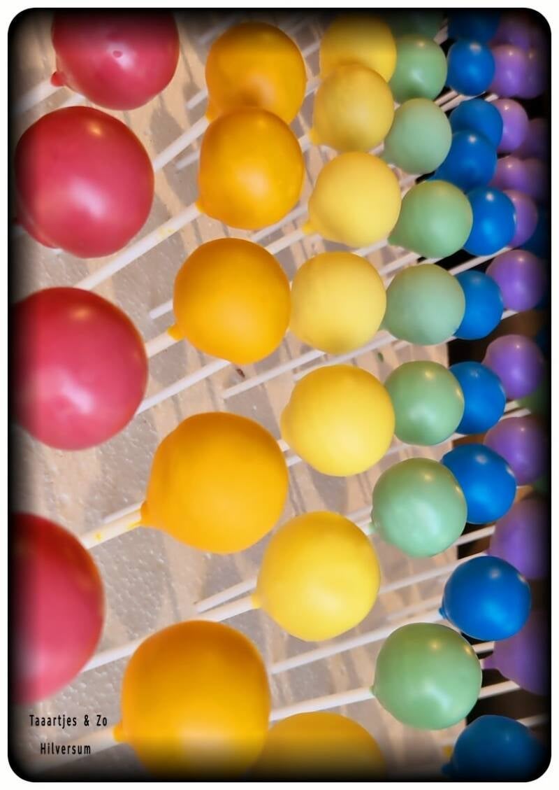 cake pops gay pride rainbow